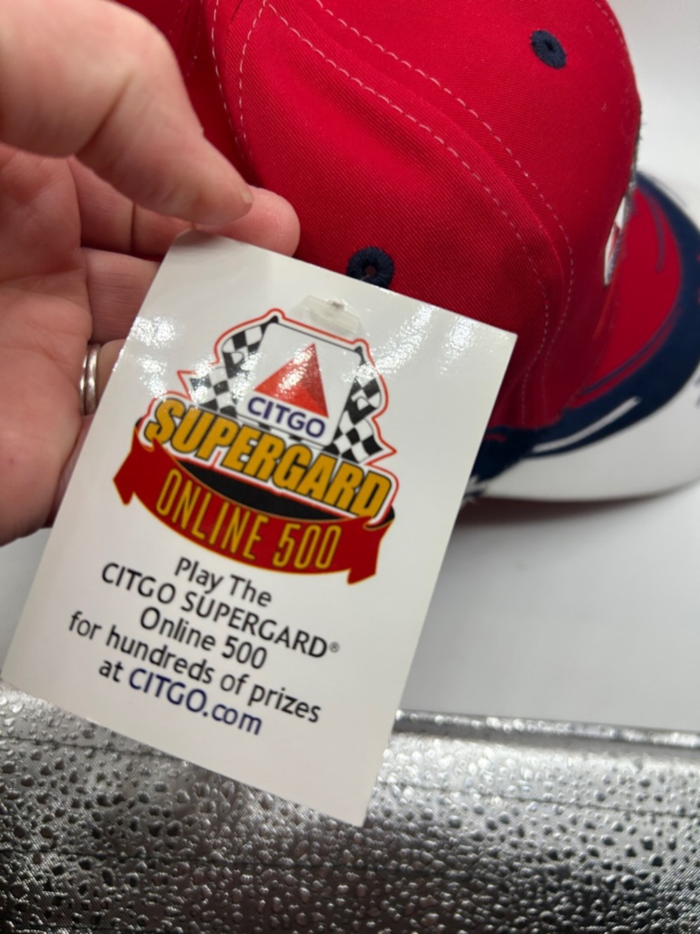 superdown Red and White Racing Cap - Picture 10 of 10